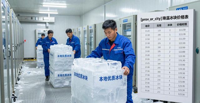 宝山降温冰块多少钱一吨?本地制冰厂报价来了